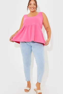 Tie Shoulder Smock Top