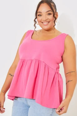 Tie Shoulder Smock Top
