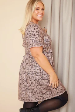 V Neck Skater Dress