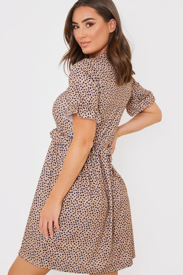 V Neck Skater Dress