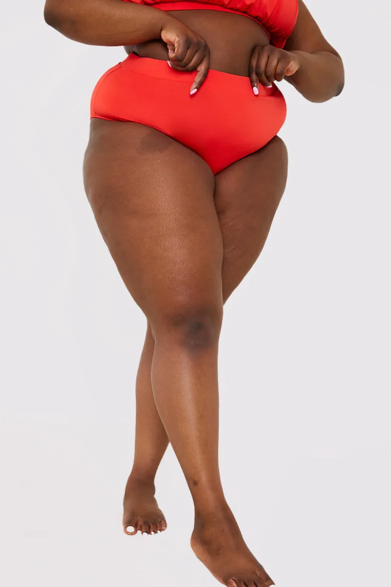 Waistband Detail Bikini Bottom