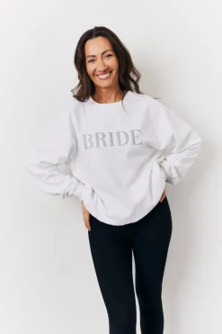 White Bride Slogan Sweatshirt