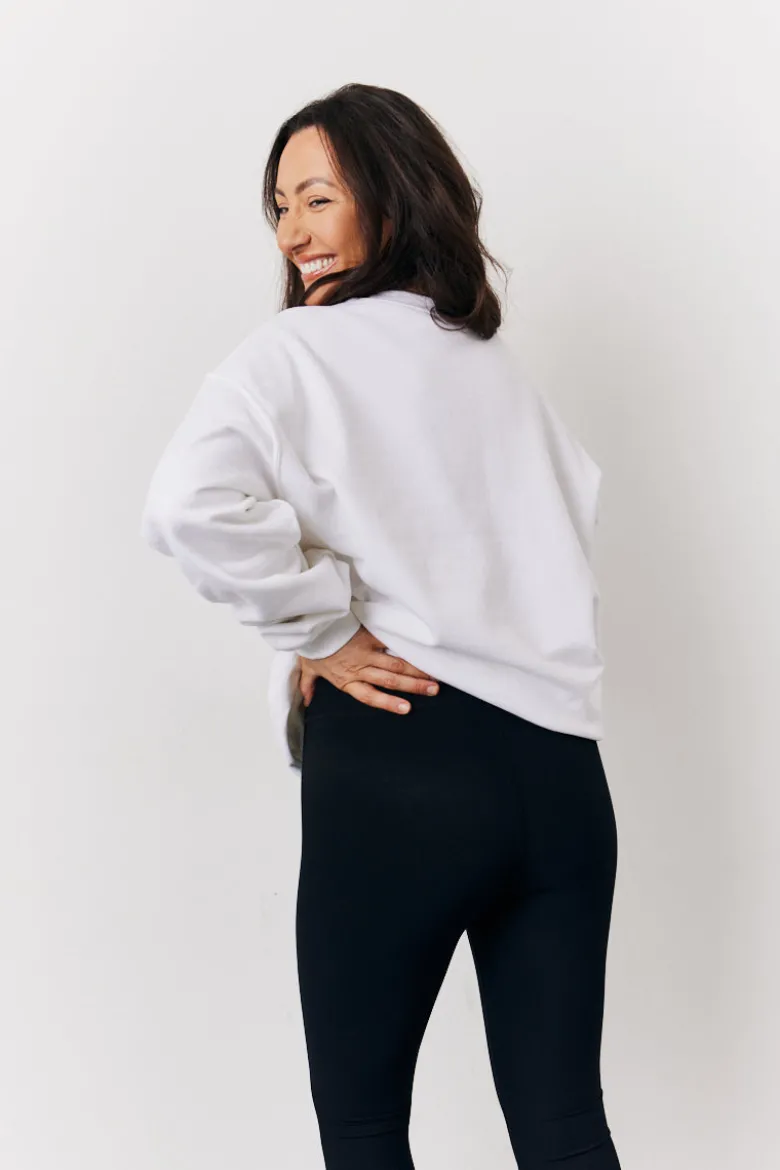 White Bride Slogan Sweatshirt