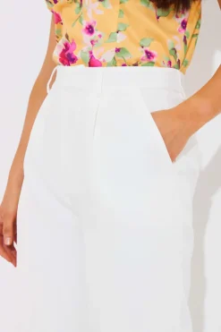 Wide Leg Tailored Trousers