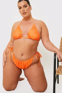 Zebra Print Bikini Bottoms